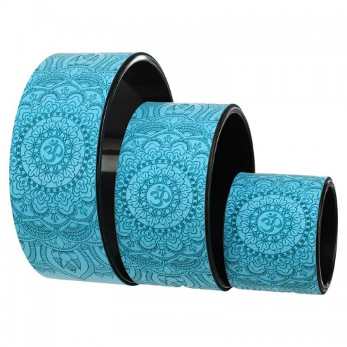 Колесо для йоги набір FitGo Fit Wheel Yoga, набір 3 шт, синій, код: FI-0086_BL
