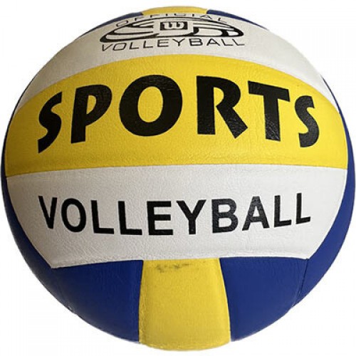 М"яч волейбольний Sports №5, жовтий-білий-синій, код: VB/SRT-WS