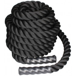 Канат для кросфіту LiveUp Battle Rope Black 6м, чорний, код: 2016052600349 Канат для кросфіту LiveUp Battle Rope Black 6м, чорний, код: 2016052600349