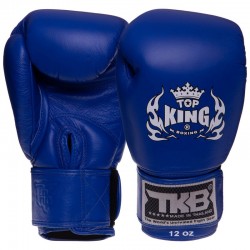 Рукавички боксерські Top King Ultimate шкіряні 16 унцій, синій, код: TKBGUV_16BL-S52
