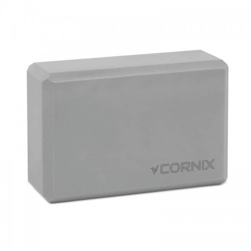 Блок для йоги Cornix EVA 228x152x76 мм, сірий, код: XR-0105