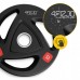 Диск олімпійський 4Fizjo металевий, прогумований 2x10 кг, чорний, код: P-5905973401289