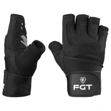 Рукавички атлетичні FGT розмір L, чорний, код: FGT170708-L-WS