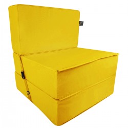 Безкаркасне крісло розкладачка Tia-Sport Поролон, оксфорд, 1800х700 мм, жовтий, код: sm-0920-4-23
