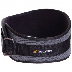 Пояс атлетичний посилений регульований Modern 1050х160 мм, чорний, код: FI-2634-105-S52