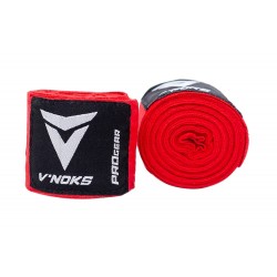 Бинти боксерські V`Noks 4,5m Red, код: 40232-RX