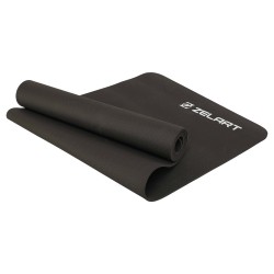 Килимок для йоги та фітнесу Record TPE 1830x610x6 мм, чорний, код: FI-7672