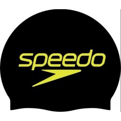 Шапка для плавання Speedo Slogan PRT Cap AU/AF/AM чорний, код: 5059937796253