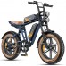 Електровелосипед Engwe M20 2.0 Dual Battety (750 Вт, 31,2 А*год, 52 В), колеса 20", синій, код: En-M20-2-blue