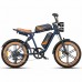 Електровелосипед Engwe M20 2.0 Dual Battety (750 Вт, 31,2 А*год, 52 В), колеса 20", синій, код: En-M20-2-blue