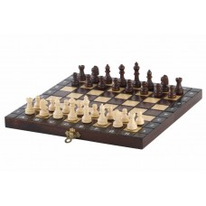 Набір Madon 3в1 шахи, шашки, нарди 265х265 мм, коричневий-бежевий, код: 2022110300199