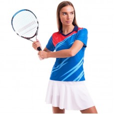 Форма для великого тенісу жіноча Lingo M, зріст 150-155, блакитний-червоний, код: LD-1843B_MNR