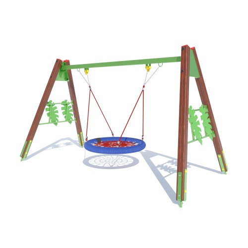 Дитяча гойдалка Miros “Гніздо лелеки” 3200х1600х2140 мм, код: DIO322.3 Дитяча гойдалка Miros “Гніздо лелеки” 3200х1600х2140 мм, код: DIO322.3