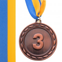 Медаль спортивна зі стрічкою PlayGame Ability бронзовий, код: C-4841_B-S52