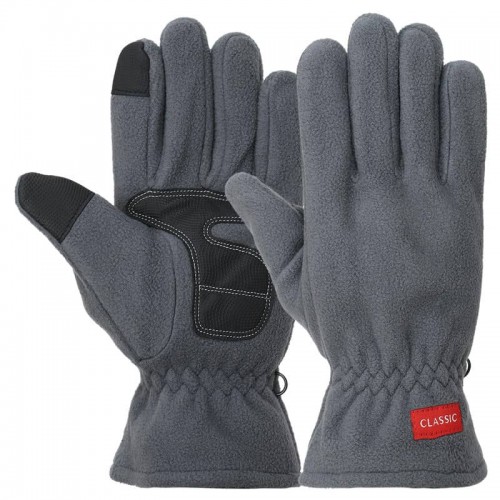 Рукавиці спортивні теплі на хутрі PlayGame Classic L, сірий, код: BC-8562_LGR Рукавиці спортивні теплі на хутрі PlayGame Classic L, сірий, код: BC-8562_LGR