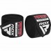 Бинти для боксу RDX WX Professional Boxing Hand Wraps 4.5 м, чорний, код: HWX-RB+