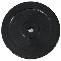 Диск для штанг і гантелей Toorx (DGG-5) 5 кг, 25 мм, чорний, код: 931406-SVA
