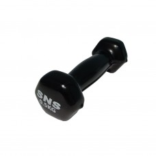 Гантель вінілова SNS 1х0,5 кг, чорний, код: 12327-SNS Гантель вінілова SNS 1х0,5 кг, чорний, код: 12327-SNS