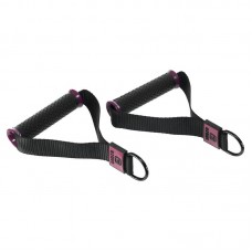 Ручки для еспандера та тренажера Ezous Fit Handles 2шт, чорний-фіолетовий, код: F-06-E Ручки для еспандера та тренажера Ezous Fit Handles 2шт, чорний-фіолетовий, код: F-06-E