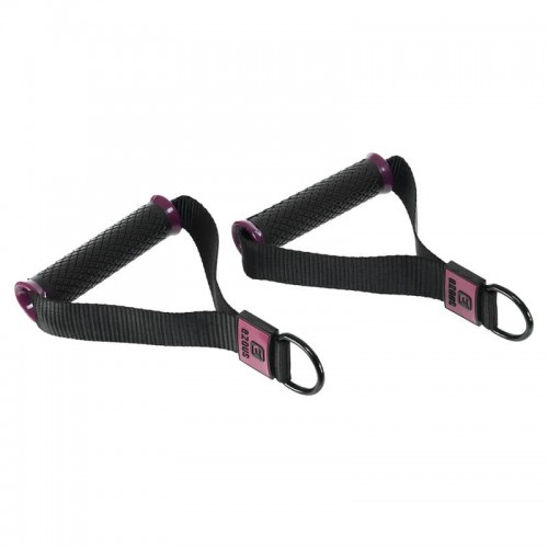 Ручки для еспандера та тренажера Ezous Fit Handles 2шт, чорний-фіолетовий, код: F-06-E Ручки для еспандера та тренажера Ezous Fit Handles 2шт, чорний-фіолетовий, код: F-06-E