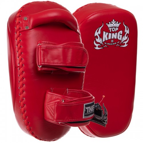Пади для тайського боксу Тай-педи Top King Ultimate червоний, 2шт, код: TKKPU-XL_R-S52