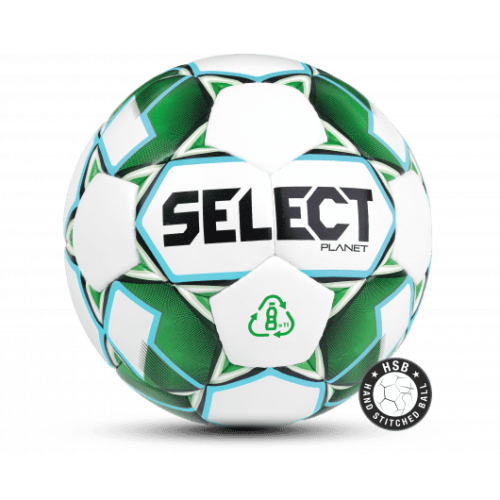 М"яч футбольний Select Planet FIFA №5, біло-зелений, код: 5703543286928