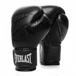 Боксерські рукавиці Everlast Spark Trainibg Gloves 12 унцій, чорний, код: 009283609436