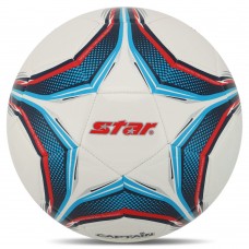 М"яч футбольний Star Captain №5 PVC, білий-синій, код: SB8665-S52
