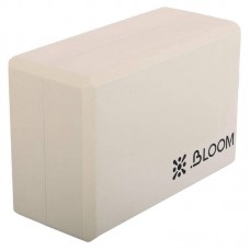 Блок для йоги пробковий Bloom 229x100x150 мм, білий, код: LB7040_W