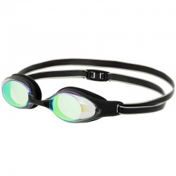 Окуляри для плавання дорослі райдужні лінзи Yingfa чорний, код: Y333AF-V_BK