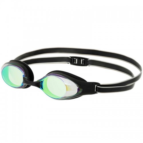 Окуляри для плавання дорослі райдужні лінзи Yingfa чорний, код: Y333AF-V_BK