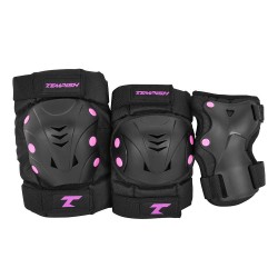 Комплект захисту зап"ястя, колін і ліктів Tempish Taky Pink M (3 предмета), код: 102000070/pink/M