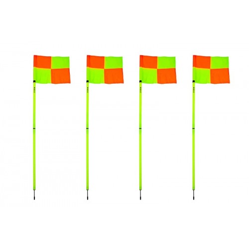 Кутові прапорці Seco 1,5м (4 шт.), помаранчевий/салатовий, код: 21100800-SC
