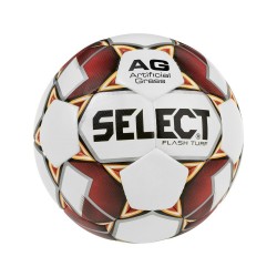 М"яч футбольний Select Flash Turf (IMS) №4, біло-червоний, код: 5703543202935