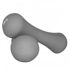 Гантелі неопренові PowerPlay Spartacus 2х5 кг, сірі, код: PP_4126_5kg_2in Гантелі неопренові PowerPlay Spartacus 2х5 кг, сірі, код: PP_4126_5kg_2in