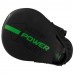 Лапи боксерські PowerPlayPro Carbon Ultra Series PU (пара), чорний-зелений, код: PP_3044_Bl/Green