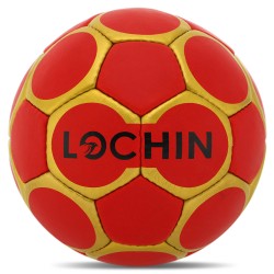 М"яч для гандболу PlayGame Lochin №3 червоний-жовтий, код: ZR-15-S52