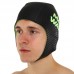 Шолом для тріатлону та плавання на відкритій воді MadWave Neo Cap GDSKN S-M, чорний-зелений, код: M204208_SMBKG