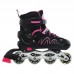 Роликові ковзани розсувні Fei Bao розмір S (31-34), чорний-рожевий, код: SK-9457_SP Роликові ковзани розсувні Fei Bao розмір S (31-34), чорний-рожевий, код: SK-9457_SP