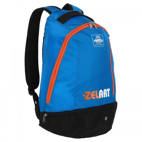 Рюкзак спортивний Zelart 20 л, синій-чорний, код: GA-9286_BL