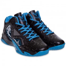 Кросівки для баскетболу Jdan розмір 37 (23,5см), чорний-синій, код: OB-9902-2_37BKBL
