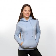 Толстовка жіноча GymBeam Clothing Hoodie PRO Blue XL, блакитний, код: 219325-GB