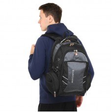 Рюкзак міський Grissom 24л, сірий, код: GA-1905_GR