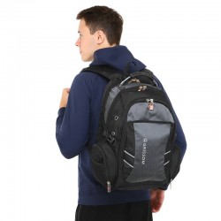 Рюкзак міський Grissom 24л, сірий, код: GA-1905_GR