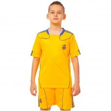 Форма футбольна дитяча PlayGame Україна L-28, зріст 145-155, жовтий, код: CO-1006-UKR-12_LY