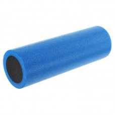 Ролер для йоги та пілатесу гладкий FitGo 450x150 мм, синій-чорний, код: FI-9327-45_BLBK