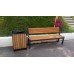 Урна InterAtletika 467х430х720 мм, код: LP206-SM