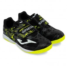 Футзалки взуття для міні-футболу дитяче на липучці Joma Super Copa 32-EUR/31-UKR, чорний, код: SCJW2401INV_31 Футзалки взуття для міні-футболу дитяче на липучці Joma Super Copa 32-EUR/31-UKR, чорний, код: SCJW2401INV_31