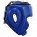 Шолом боксерський з повним захистом шкіряний Boxer New L, синій, код: 2033-N_LBL