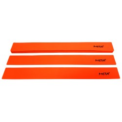 Набір плоских прямих фішок-маркерів Meta Flat Line Marker Set of 10 5,5х50 см, помаранчевий, код: 080101514699